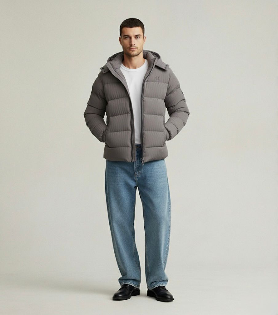 Light Grey - Puffer Jacket