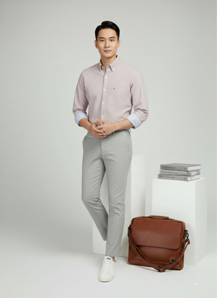 Pale Pink Button-Down shirt